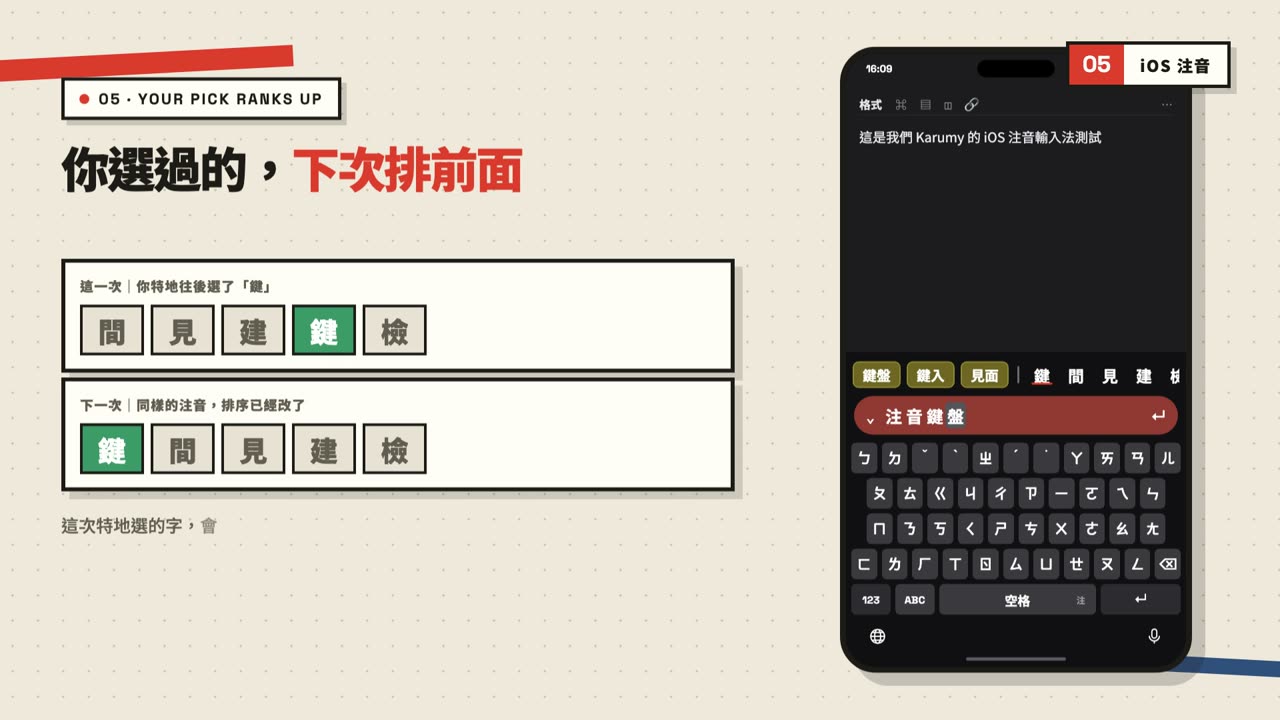 iOS 注音